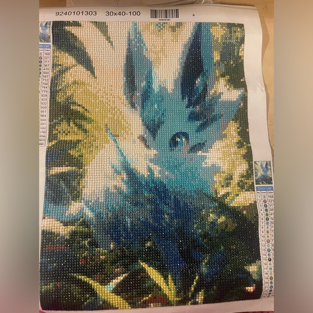 Diamond painting- already done!